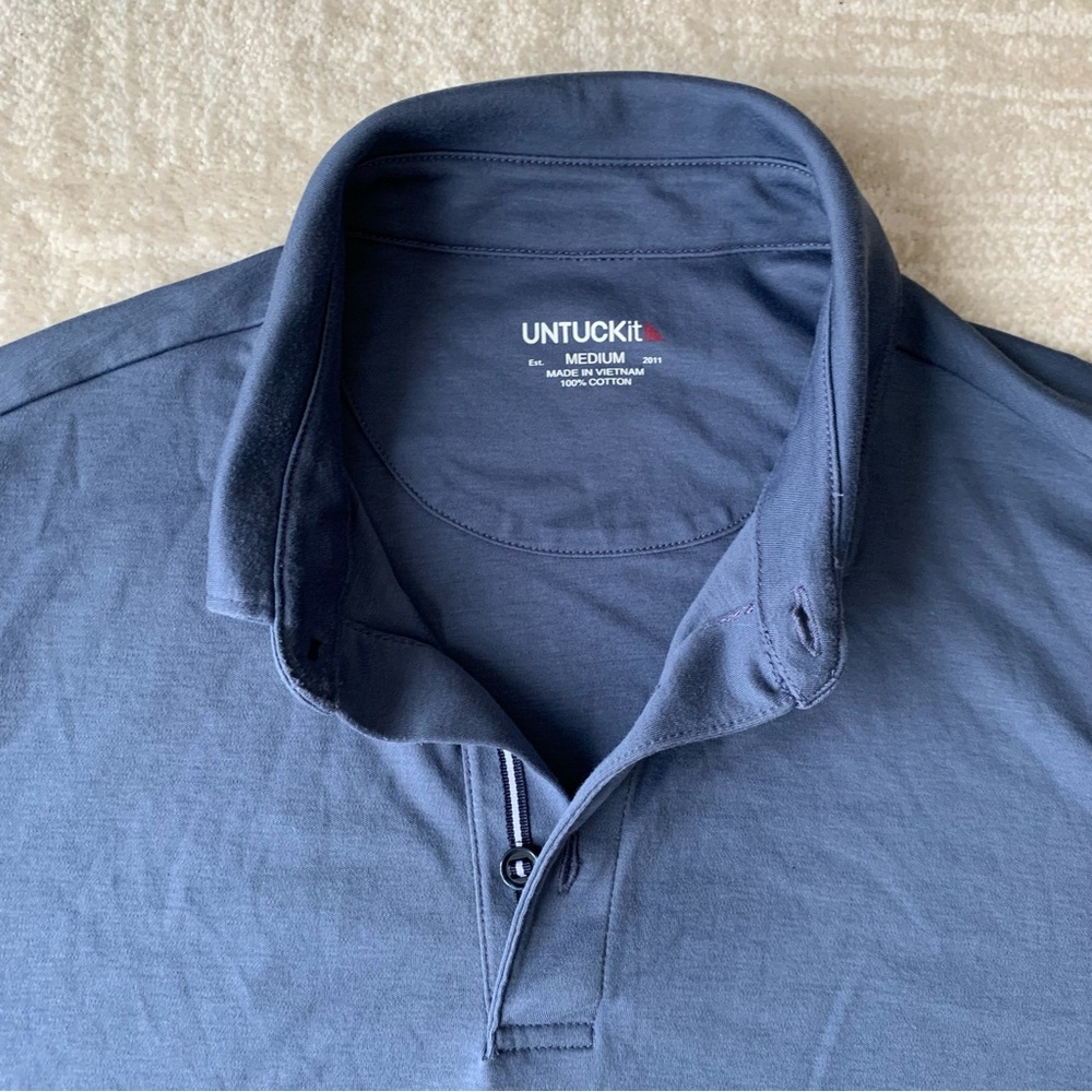 UNTUCKit Casual Long Sleeve Polo Shirt